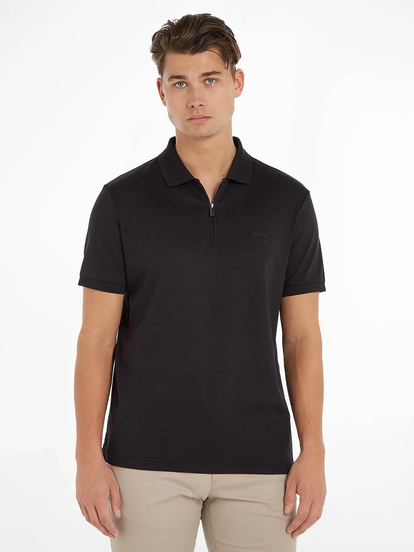 CALVIN KLEIN | Poloshirt | schwarz